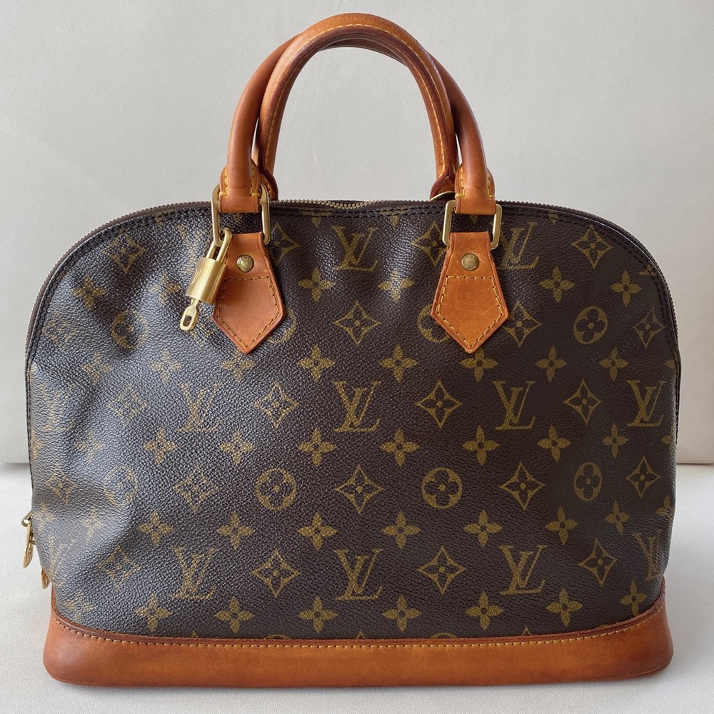 LOUIS VUITTON Vintage ALMA PM w/ Lock, Key, Dust Bag